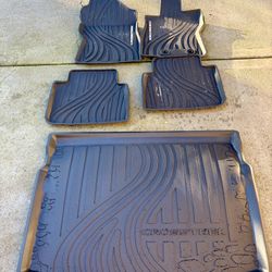 Like New Subaru Crosstrek Rubber Floor Mats (3 Rows)