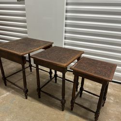 leather coffee tables 