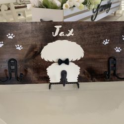 Custom Dog Leash Holder Dog Organizer