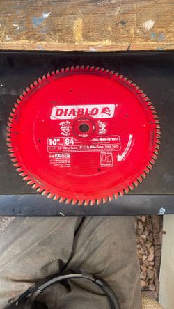 10 Inch  Miter Saw Or Table Saw Blade ( Used For 1 Cut )