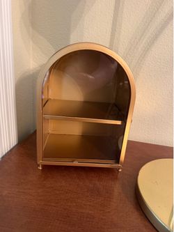 Small gold cabinet