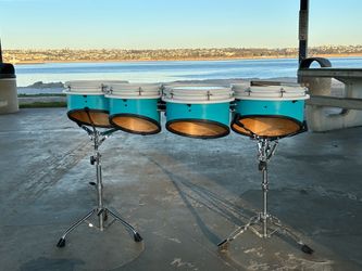 Vintage Premier marching tenor drums