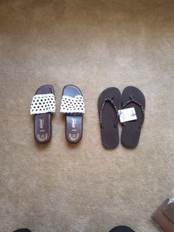 Genuine Leather Slippers and Sandal