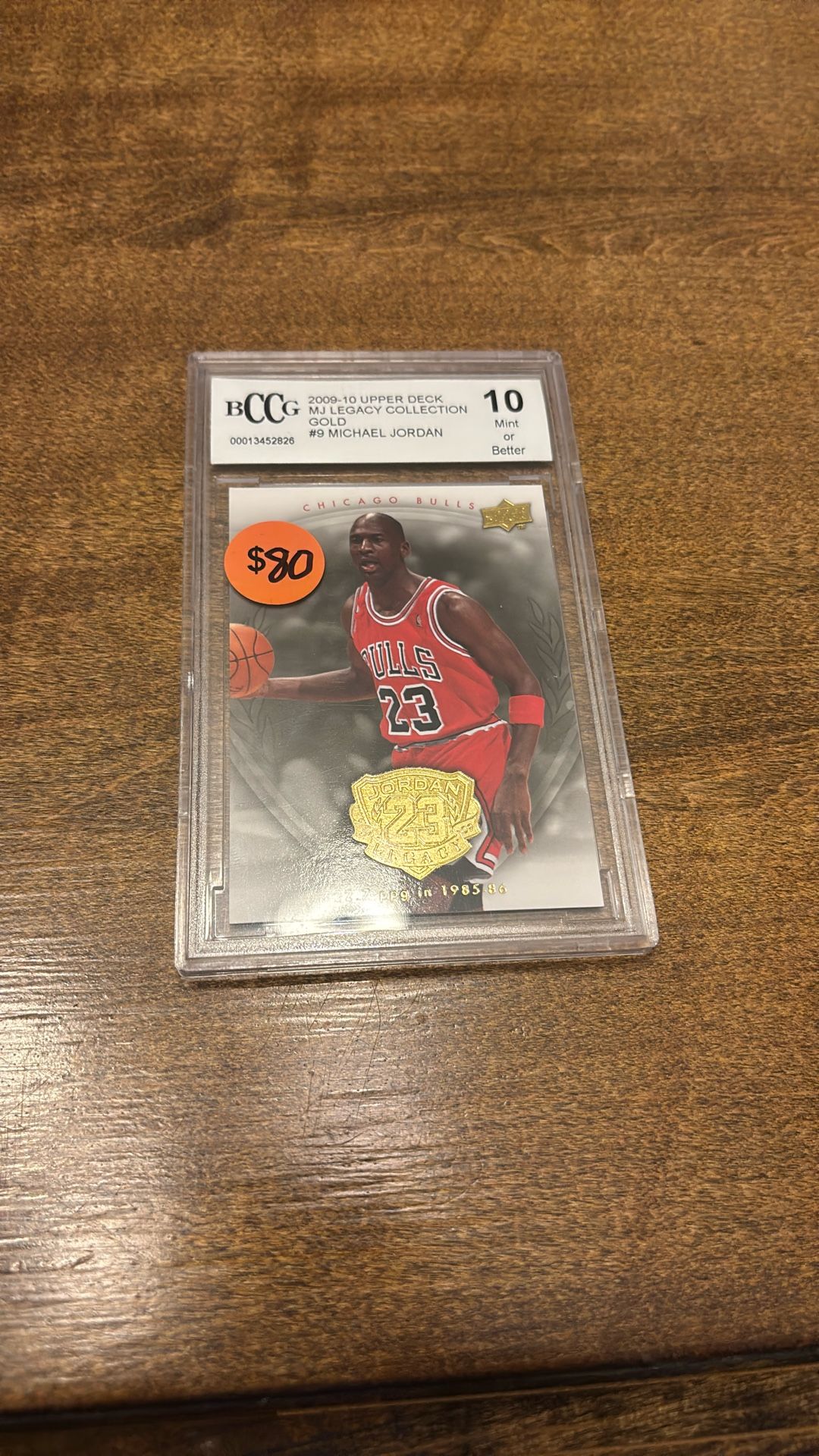 Chicago Bulls Michael Jordan 2009-10 Upper Deck MJ Legacy Collection