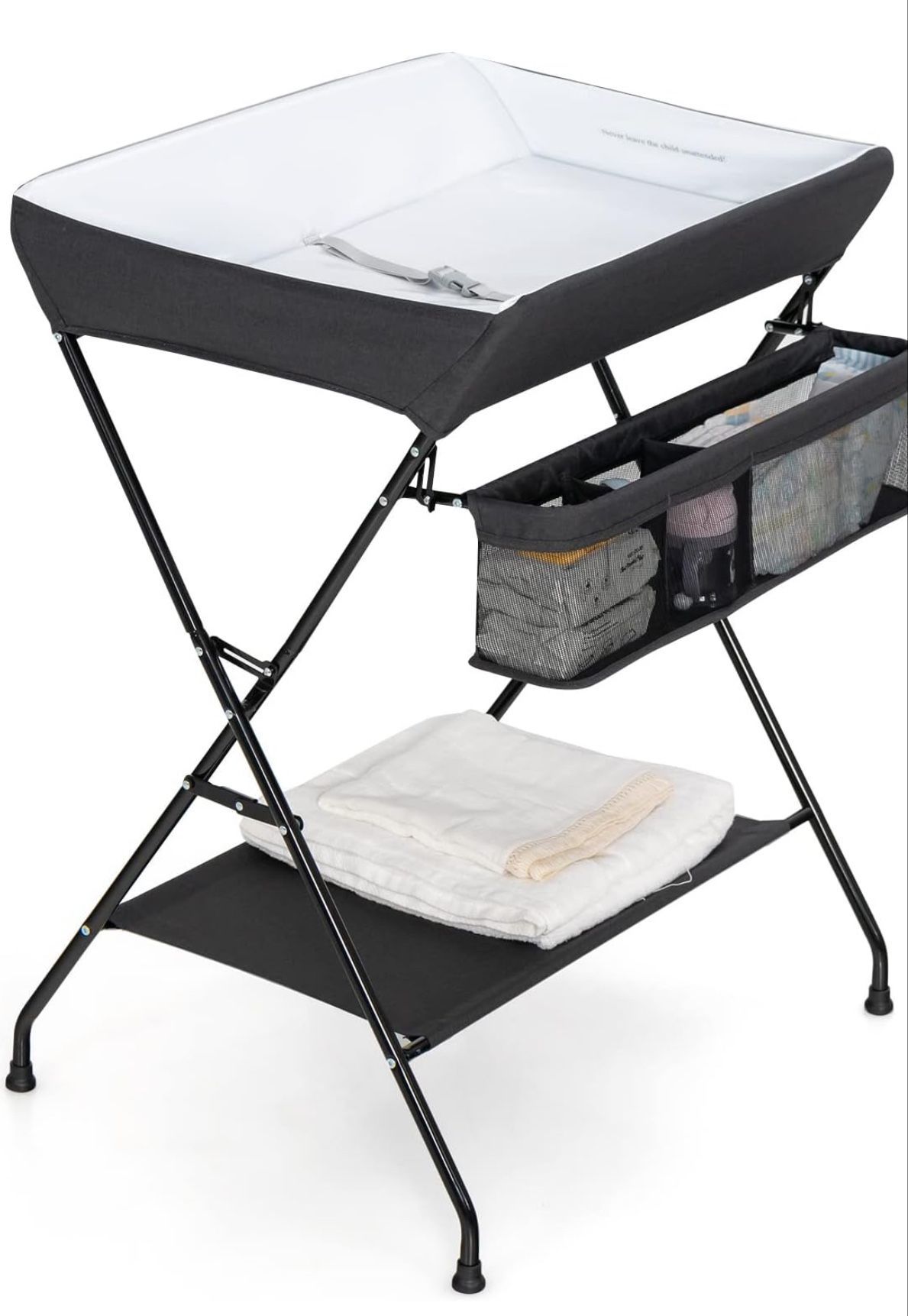Portable Changing Table With Organizer