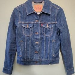NWOT-Levi's® Original Trucker Denim Jacket, Dark Wash, Size XS