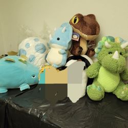 Dinosaur Themed Plush Bundle