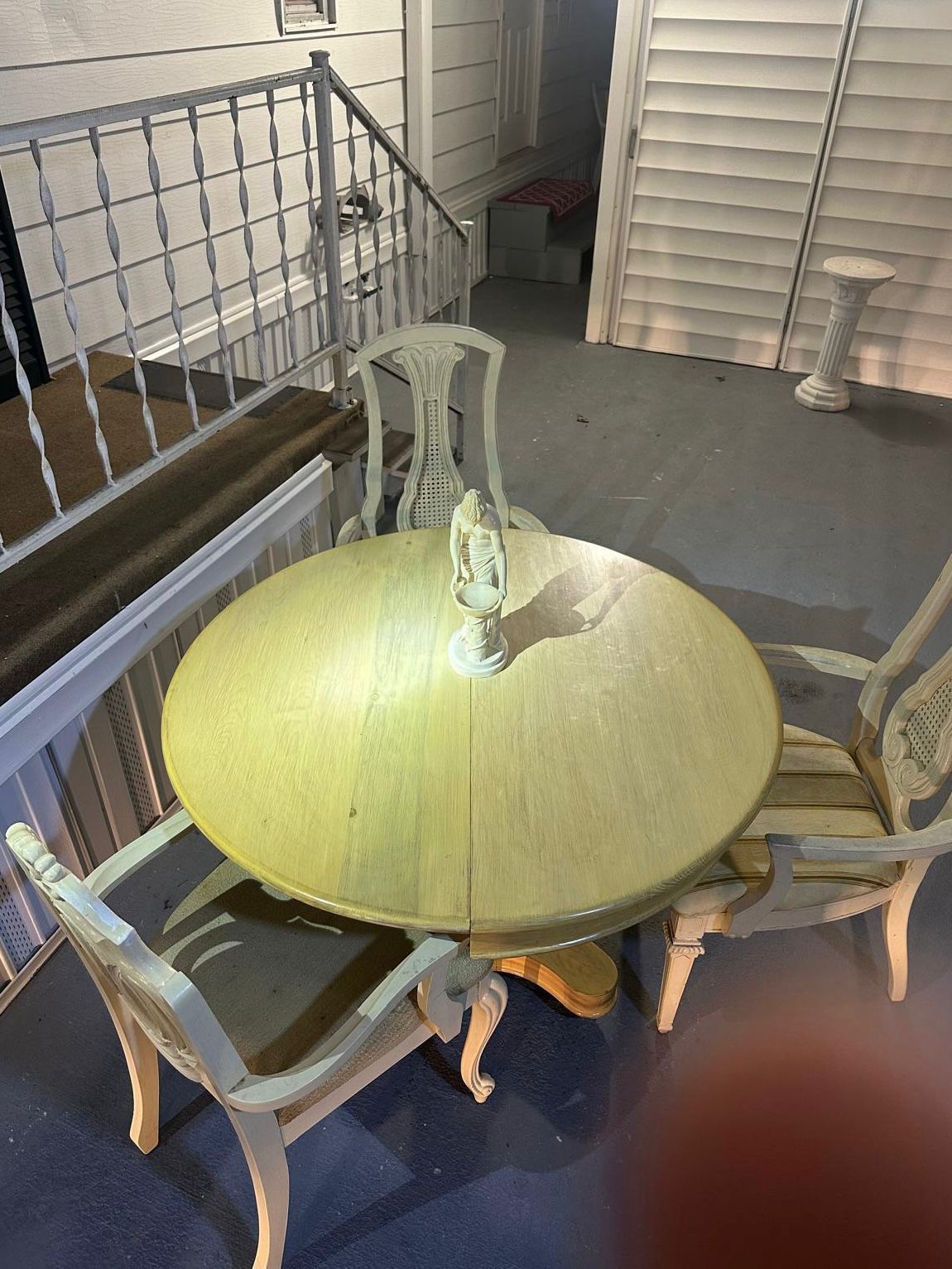 Dining Table - Wood w/3 Chairs