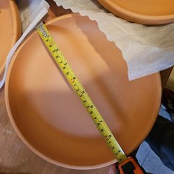 4 New terracotta Trays