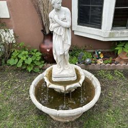 Solid Concrete Four Piece Working Waterfall