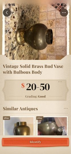 Brass vase