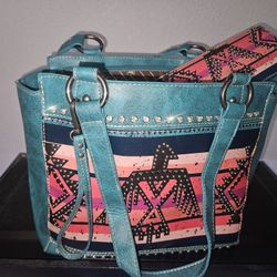 Montana West Aztec Purse W/Wallet Brand New