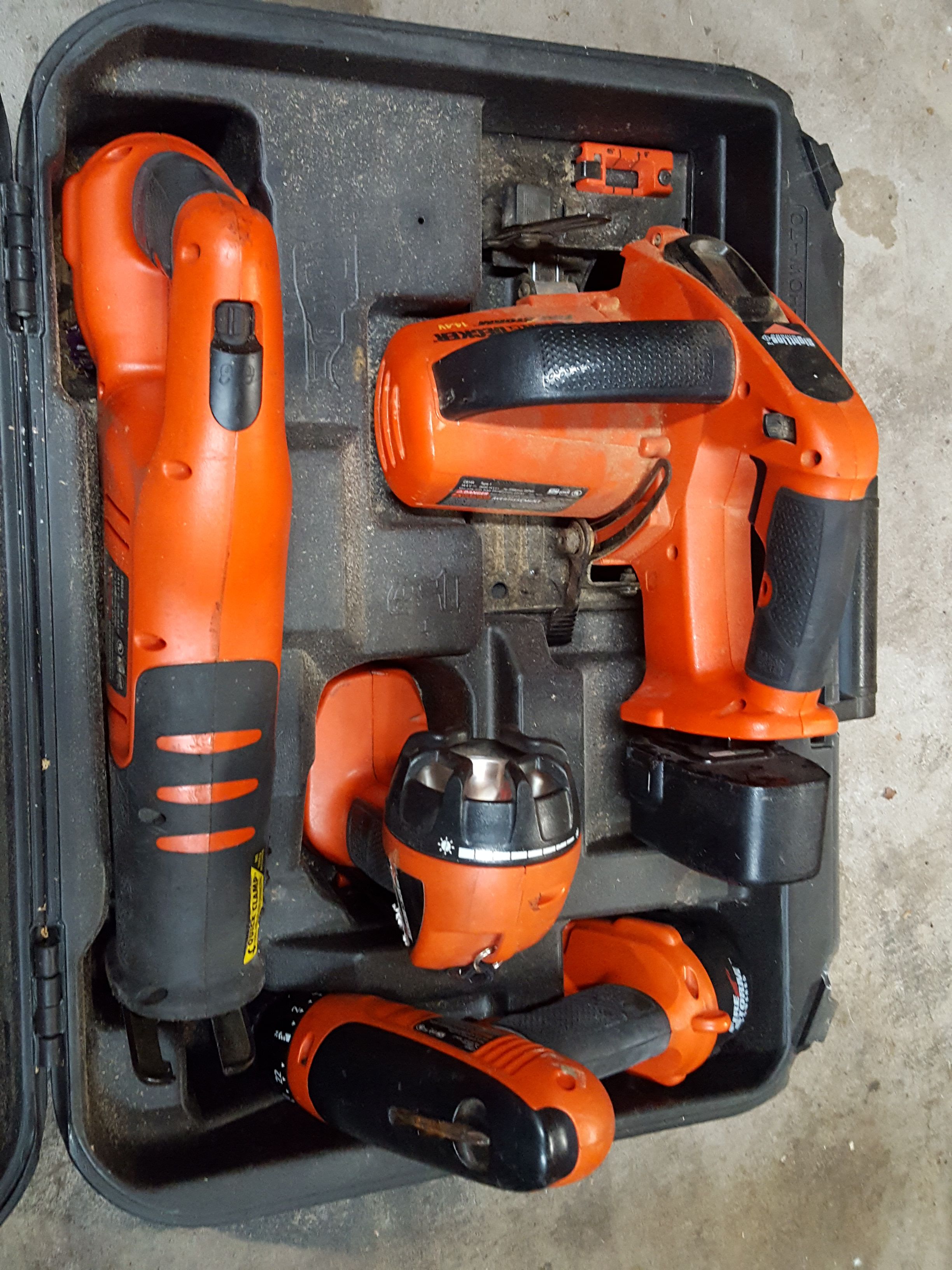 Black and Decker Firestorm 14.4 volt cordless set for Sale in Windsor