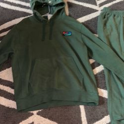 Green Nike Sweatsuit Size Medium Men’s 