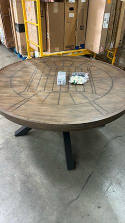 Home Decorators Collection Richmond Aluminum Round Outdoor Game Table