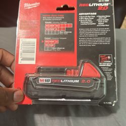 Milwaukee M18 Red lithium battery 