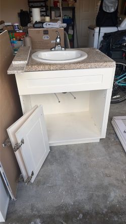 31 Inch vanity with granite countertop
