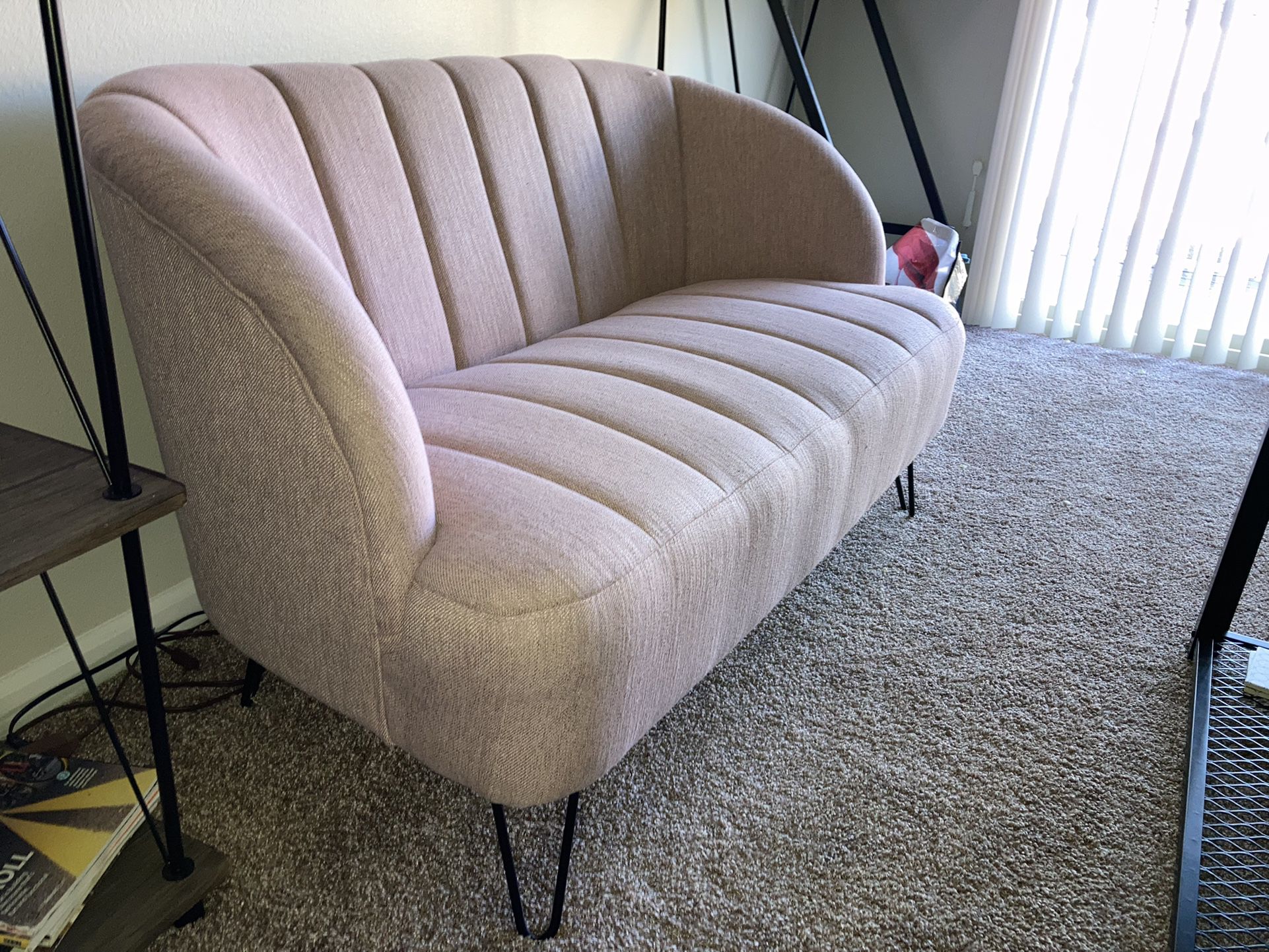 Pink Loveseat (negotiable On Price)