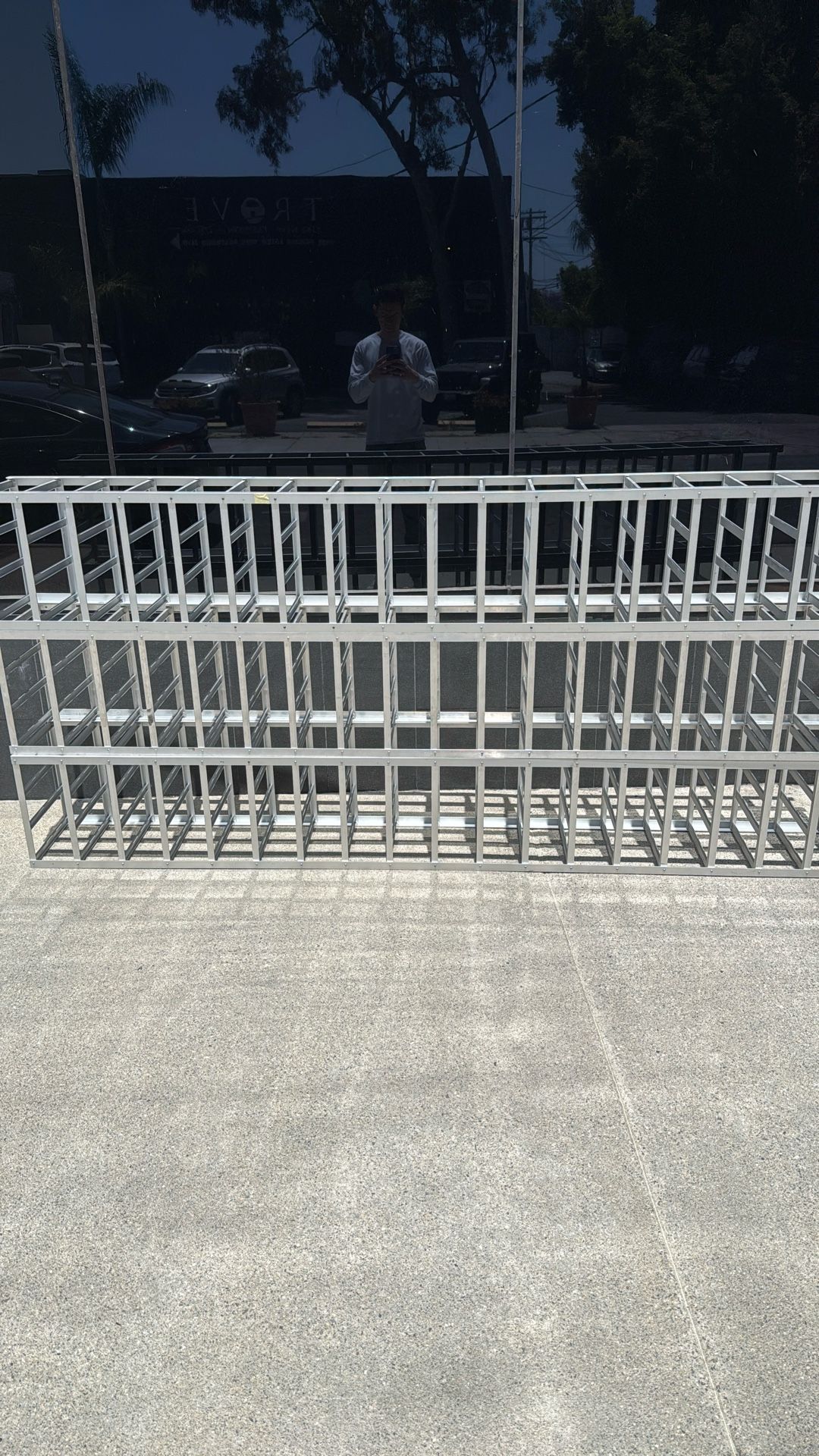Steel Wine Rack For Magnum Bottles