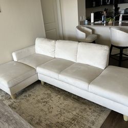 White L Couch