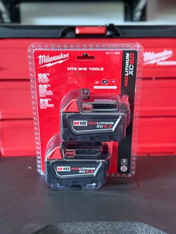 Milwaukee M18 RedLithium XC5.0 Battery 2-Pack