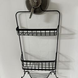 Shower Caddy 3 Tiers Dark Brown 24 Inches Long 10 Inches Wide 