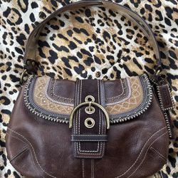 Coach soho stitch flap