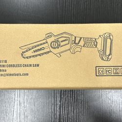 KIMO 6” MINI CORDLESS CHAIN SAW