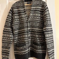 Abercrombie & fitch sweater cardigan mens size M