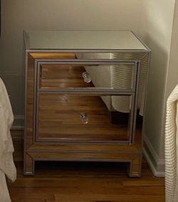 Mirrored Nightstand