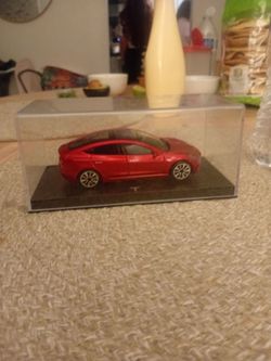 Tesla Model 3 Red Collectable Diehard