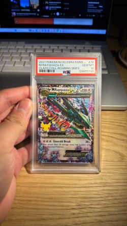 2021 Pokemon Celebrations M Rayquaza EX 76/108 PSA 10