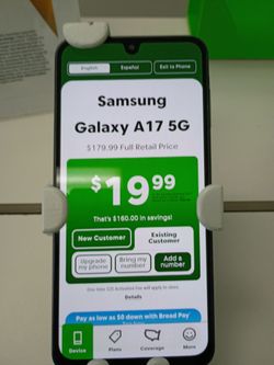SAMSUNG GALAXY A17 (19.99 NEW LINE)