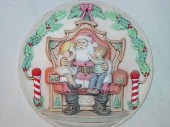 Santa Decorative Plate Perfect