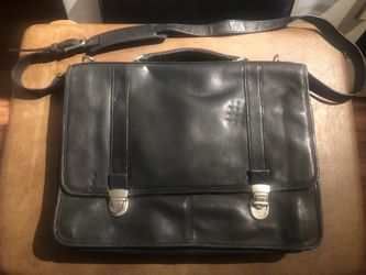 Wilson Leather Black Briefcase