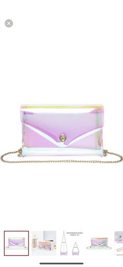 Clear Purse Womens Clear Crossbody Bag Cute Sports Concert Prom Party Present