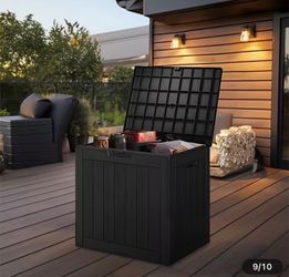 Brand new 35Gal Outdoor Storage Box, 440 lbs Load