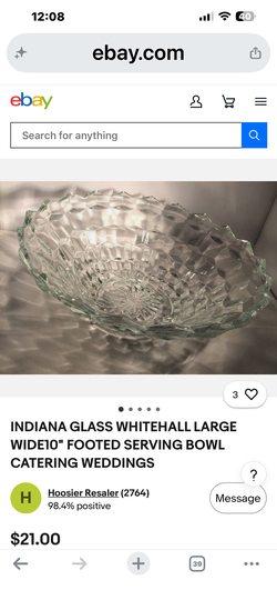 vintage glass ware