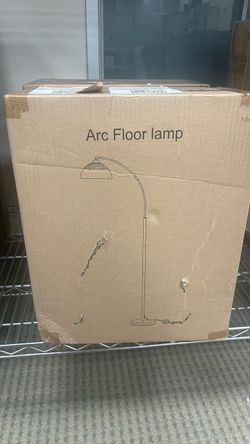 Arc Floor Lamp - Curved Overhead Lighting - Foot Switch Included - New