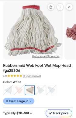 Rubbermaid mop heads