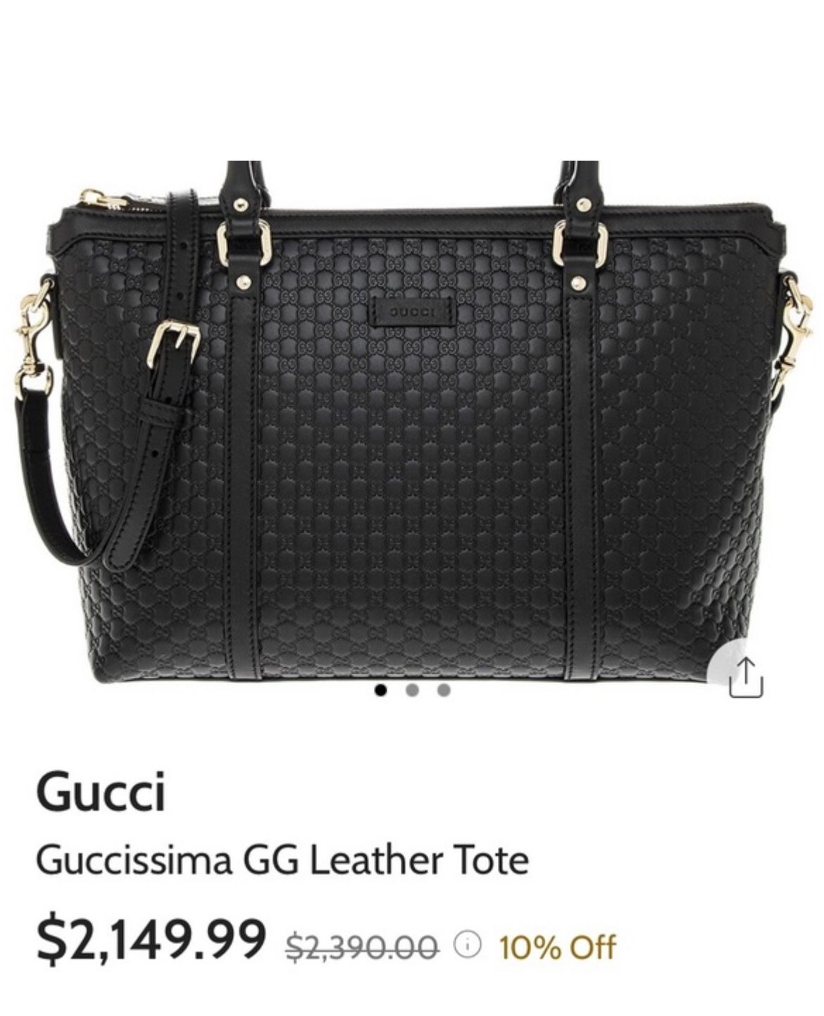 Gucci - Guccissima GG LEATHER Tote