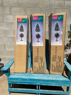 48” 🎄 Pre-Lit Topiary Tree(s) 🎄 New In Box(s) 🎄
