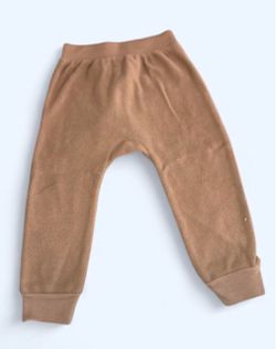 Brown Fleece Baby Jogger Pants
