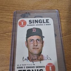 1960s Game Card Carl Yastremski 