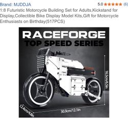 1:8 Model Futuristic Motorcycle Build Kit