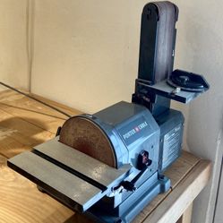 Porter Cable Bench Sander + Extras
