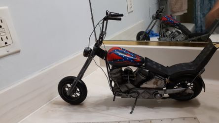 All metal Harley-Davidson old school replica