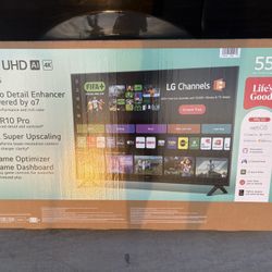 LG 55” UA 75 Series Tv 4k
