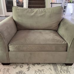 Pottery Barn Pearce Roll Arm Chair And A Half