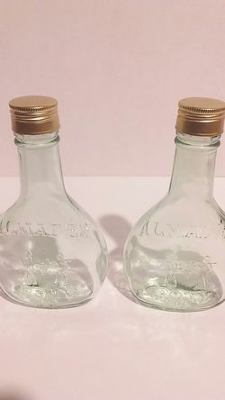 Vintage Almaden pony bottles